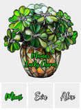 Lucky Mama - Personalized Mother Custom Shaped Acrylic Plaque