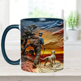 Not All Those Who Wander Are Lost - Personalized Hiking Accent Mug