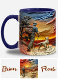 Not All Those Who Wander Are Lost - Personalized Hiking Accent Mug