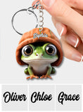 Adorable Frog - Personalized Frog Keychain