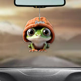 Adorable Frog - Personalized Frog Car Ornament