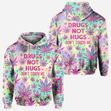 Drugs Not Hugs - Personalized Weed All Over Shirt