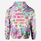 Drugs Not Hugs - Personalized Weed All Over Shirt