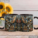 Stunning Hummingbird - Personalized Hummingbird Accent Mug