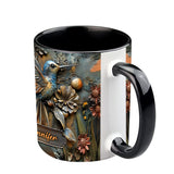 Stunning Hummingbird - Personalized Hummingbird Accent Mug