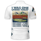 I Was One Under Today - Personalized Golf Polo Shirt