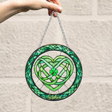 Lucky Symbol - Personalized Saint Patrick's Day Window Hanging Suncatcher Ornament