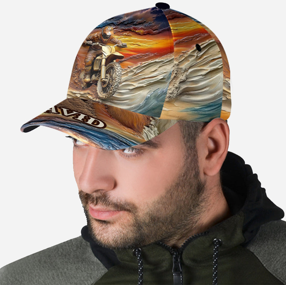 Born To Ride - Personalized Dirt Bike Classic Cap