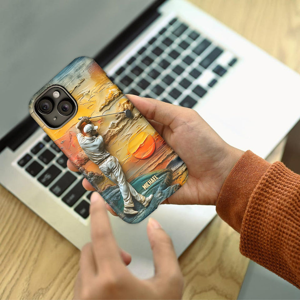 Golf Is My Life - Personalized Golf Full Print Phone Case