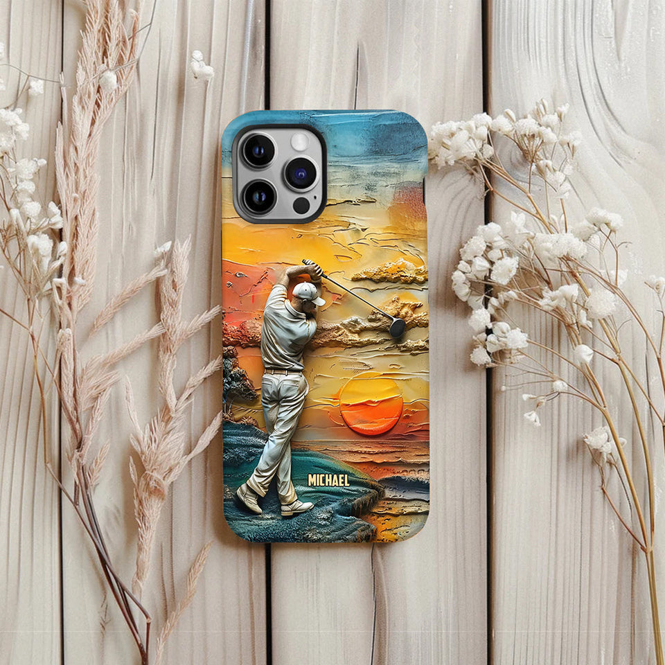 Golf Is My Life - Personalized Golf Full Print Phone Case