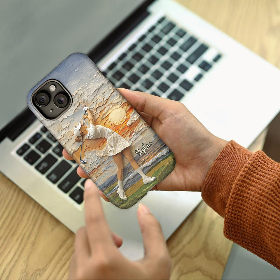 Golf Is My Life - Personalized Golf Full Print Phone Case