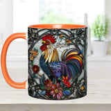 Cool Rooster - Personalized Chicken Accent Mug