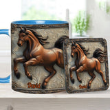 Cool Horse - Personalized Horse Accent Mug