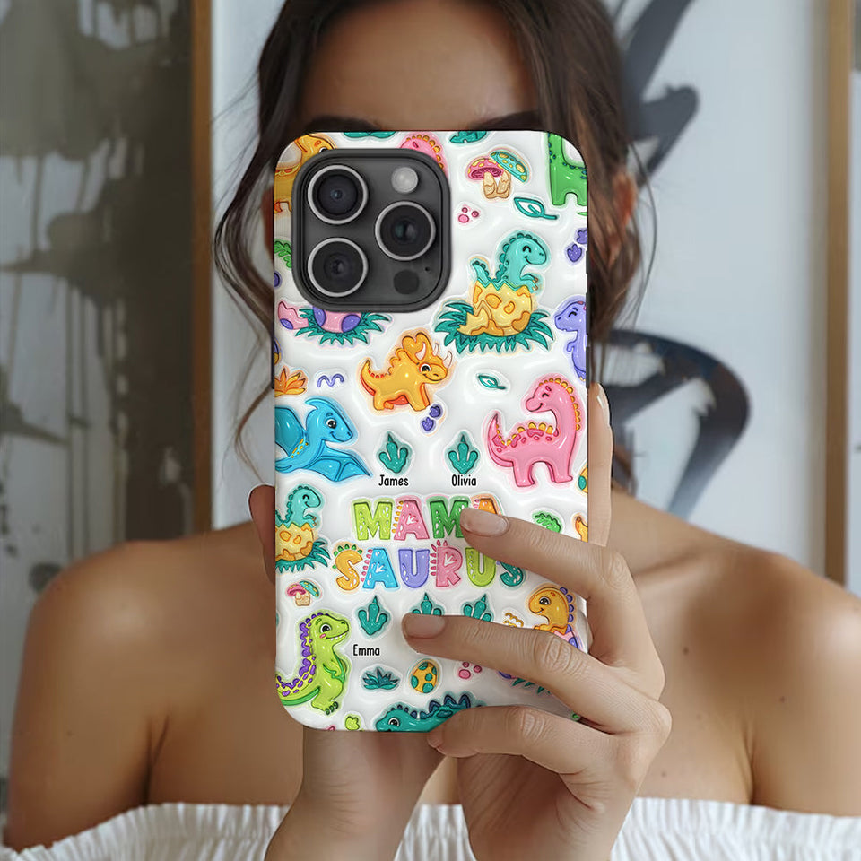 Mamasaurus - Personalized Mother Full Print Phone Case
