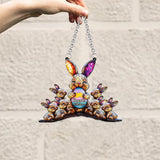 Nana's Little Peeps, Easter's Day Decoration - Personalized Grandma Window Hanging Suncatcher Ornament