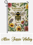 Welcome To My Garden - Personalized Gardening Garden Flag
