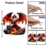 Fire Dragon - Personalized Dragon Ornament