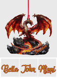 Fire Dragon - Personalized Dragon Ornament