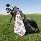 Just A Girl Who Loves Golf - Personalized Golf Golf Towel