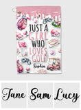 Just A Girl Who Loves Golf - Personalized Golf Golf Towel