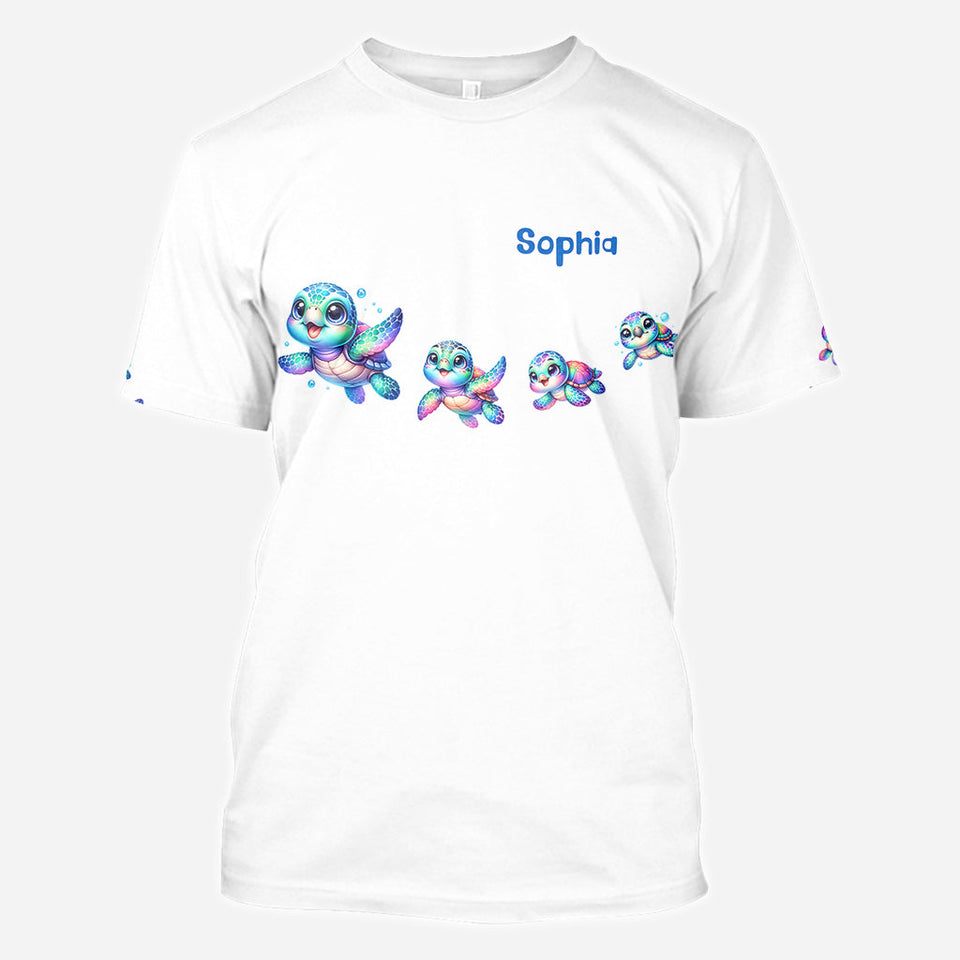 Love Turtles - Personalized Turtle All Over Shirt