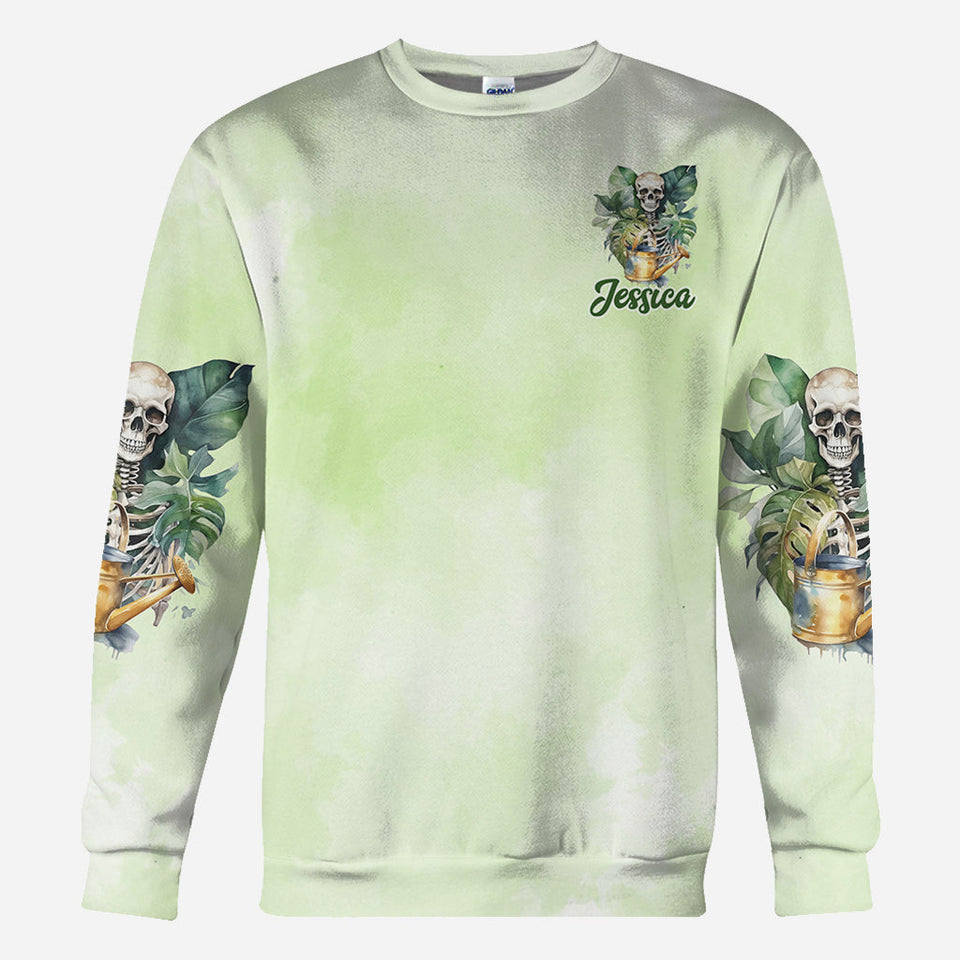 I Garden So I Don't Choke People - Personalized Gardening All Over Shirt