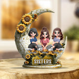 Sisters - Personalized Bestie Custom Shaped Acrylic Plaque