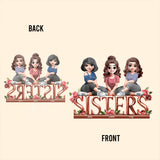 Sisters - Personalized Bestie Custom Shaped Acrylic Plaque