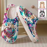 Best Mom Ever Fur Mama - Personalized Dog Slippers
