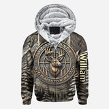 Born To Hunt Forced To Work - Personalized Hunting All Over Shirt