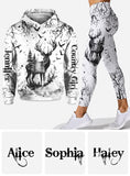 Country Style Black White - Personalized Hunting Hoodie and Leggings