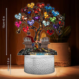 You And Me We Got This - Personalized Couple Shaped Plaque Light Base