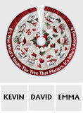 Under The Tree - Personalized Family Tree Skirt