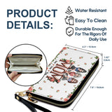 Best Mom Ever - Personalized Mother Leather Long Wallet