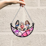 Best Mom Ever - Personalized Mother Window Hanging Suncatcher Ornament