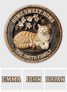 Love Cats - Personalized Cat Round Rug