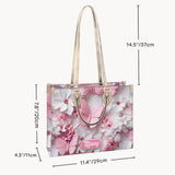 Wonderful Butterflies - Personalized Butterfly Leather Handbag