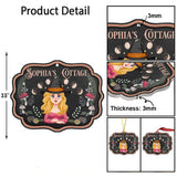 Witch's Cottage - Personalized Witch Ornament