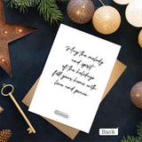 Merry Christmas - Personalized Family Greeting Card