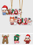Merry Christmas - Personalized Kid Transparent Ornament