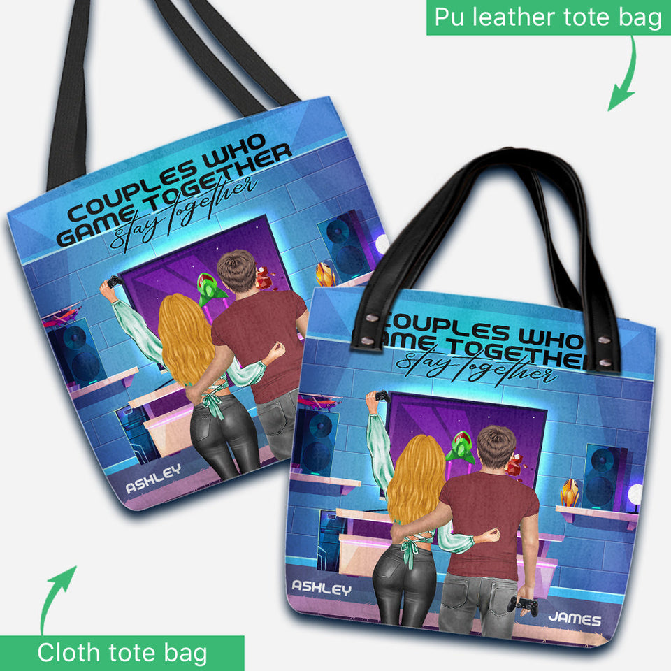 I Will Always Be Your Player Two - Video Game gift for boyfriend, husband, wife, girlfriend - Personalized Tote Bag