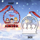 Who need Santa when you have Nana - Personalized Grandma Ornament