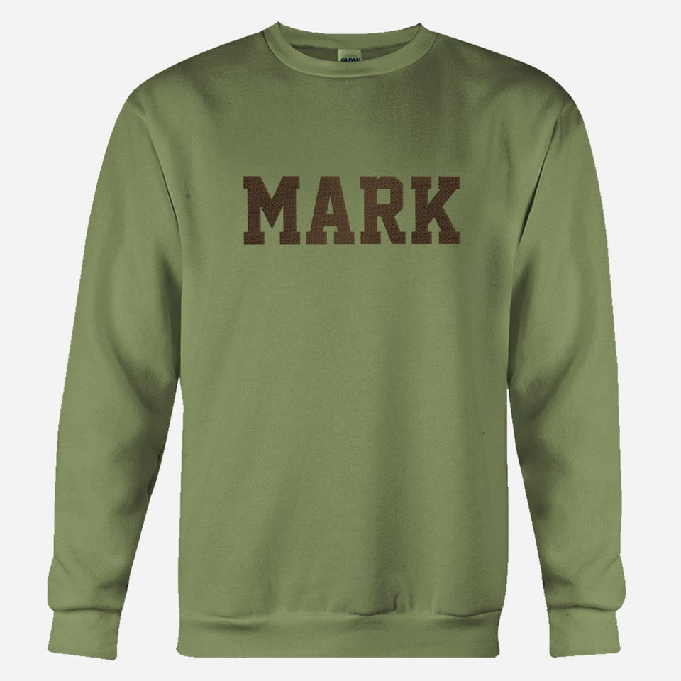 Custom Name - Personalized Sibling Embroidered Sweater