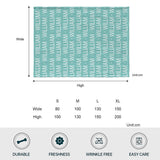Custom Name Pattern - Personalized Newborn Blanket