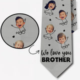 We Love You Dad - Gift for dad, grandpa, uncle, brother, husband - Personalized Necktie