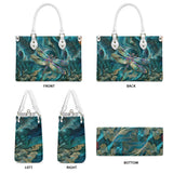 Beautiful Dragonfly - Personalized Dragonfly Leather Handbag