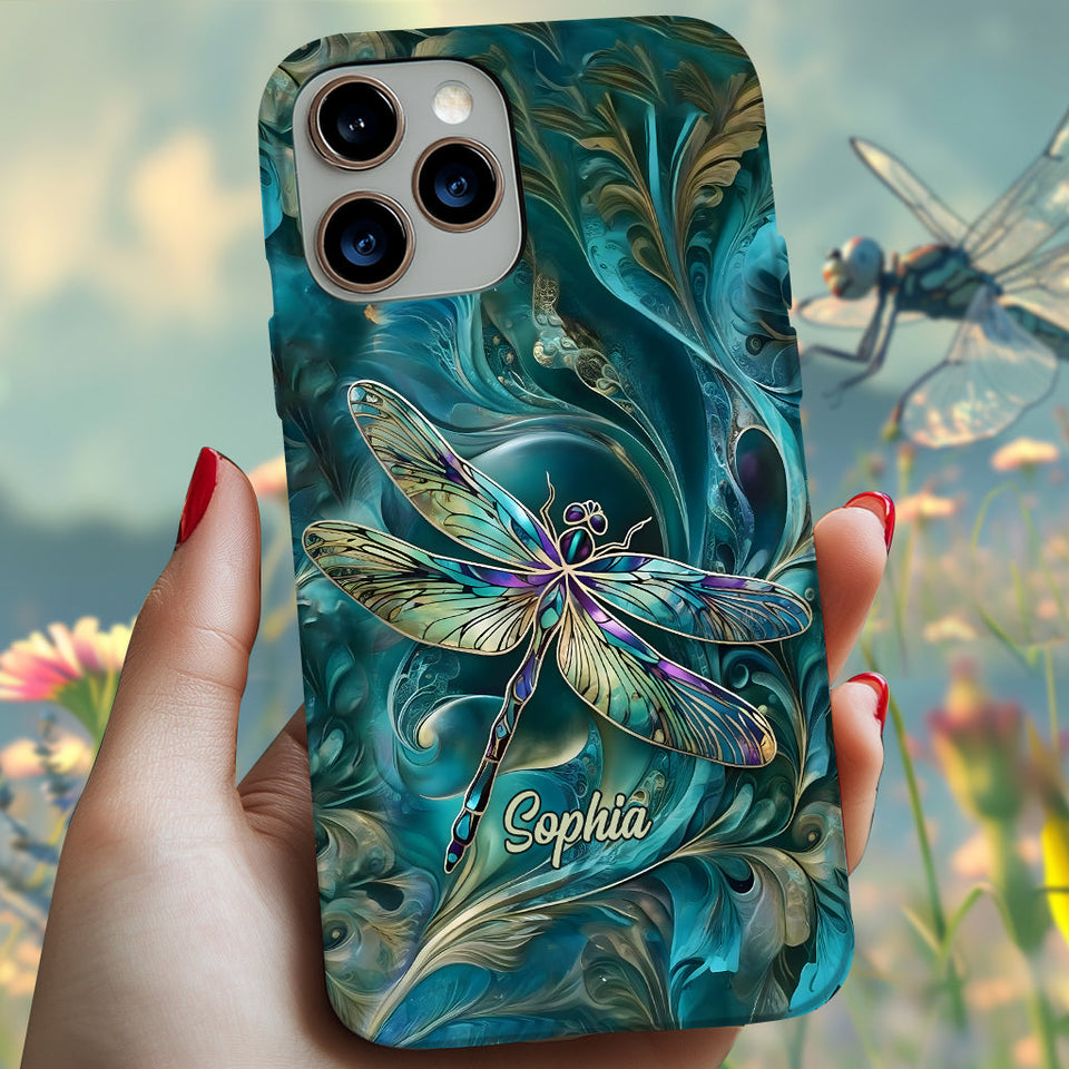 Beautiful Dragonfly - Personalized Dragonfly Full Print Phone Case