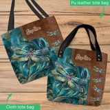 Dreamy Dragonfly - Personalized Dragonfly Tote Bag
