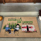 Making Memories One Campsite At A Time - Personalized Camping Doormat