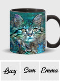 Beautiful Cat - Personalized Cat Accent Mug
